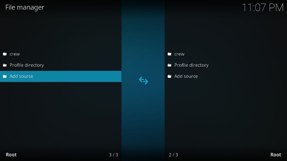 select add source