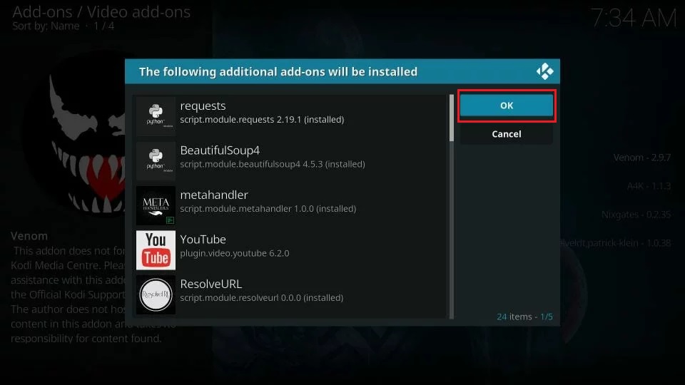 additional addons-select ok