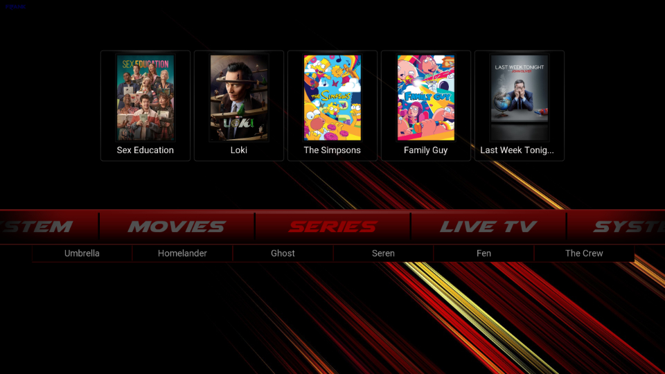 franks kodi build
