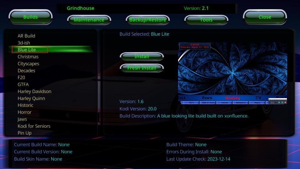 blue lite kodi build
