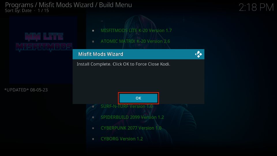 Misfit Mods Wizard