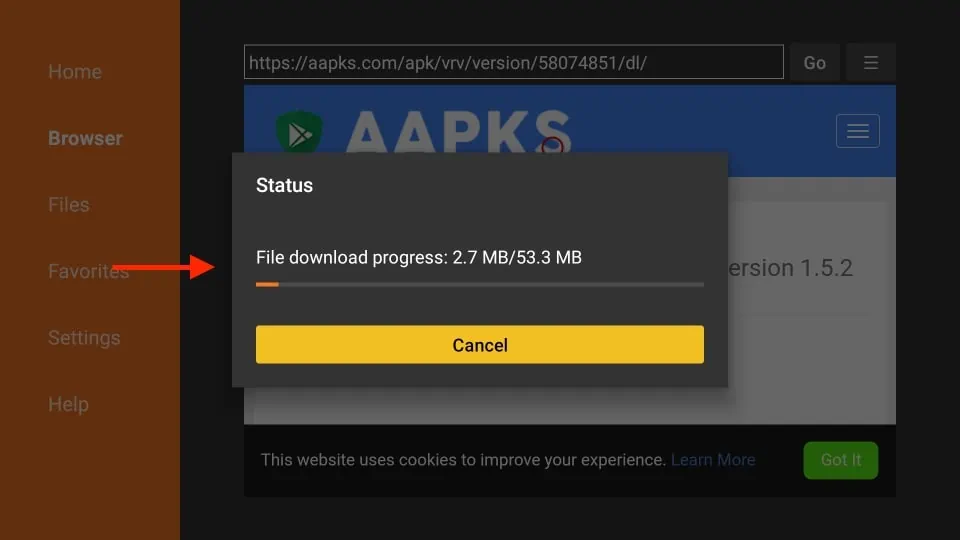 file download progress