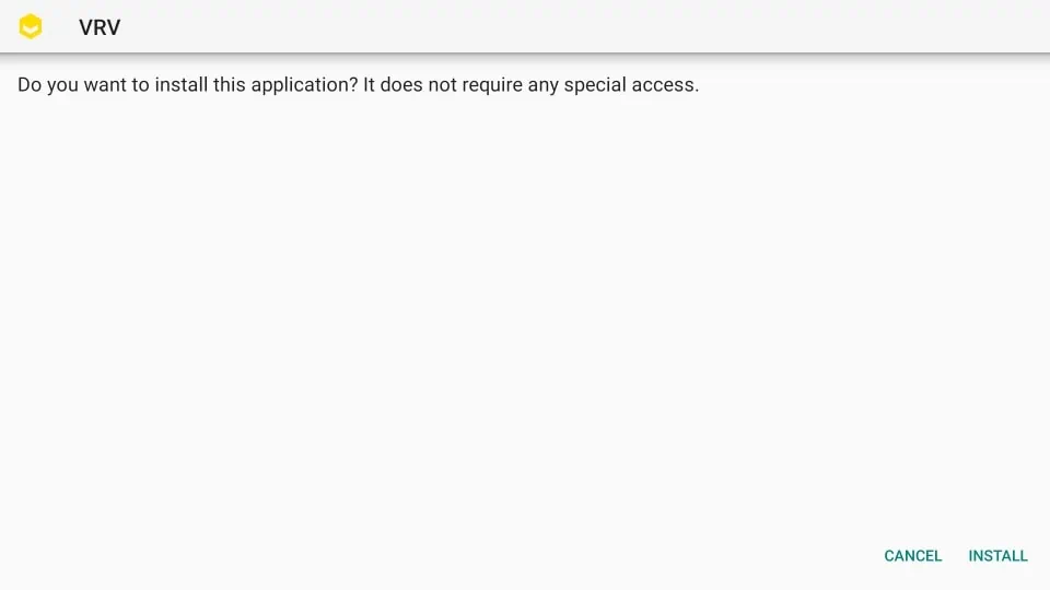 install vrv