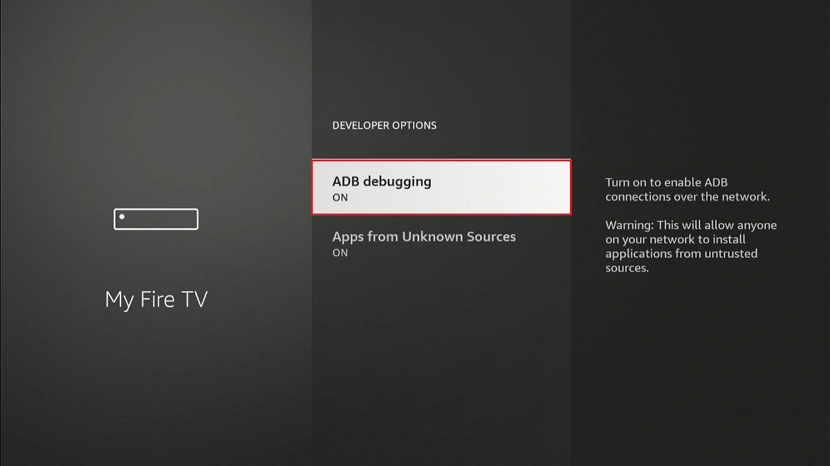 adb debugging turn on
