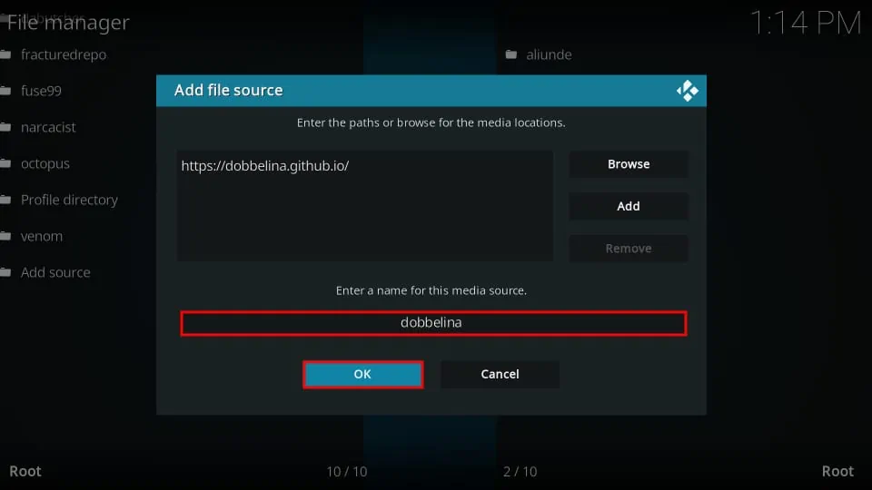 Source name