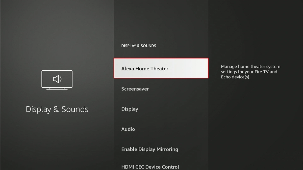 select alexa home theater
