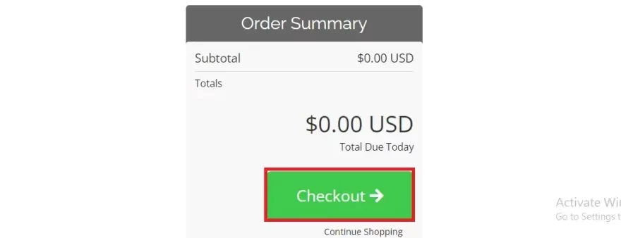 select checkout