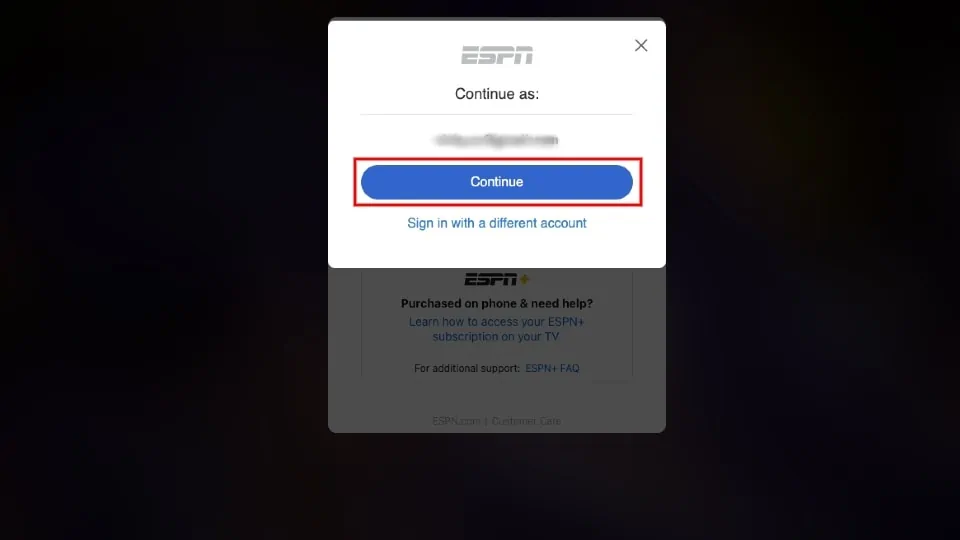 login to espn plus
