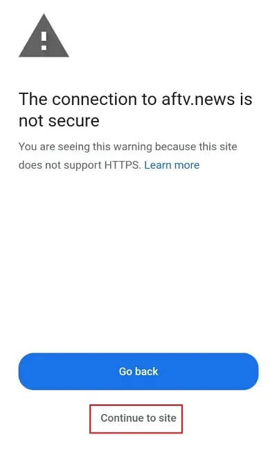 continue to site
