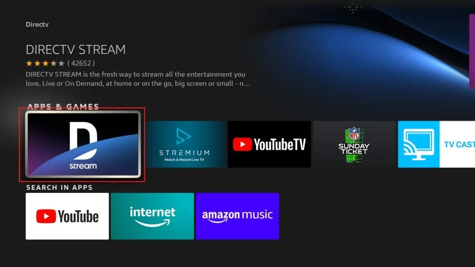 directv app on firestick