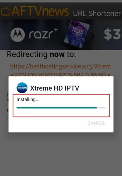 installing xtreme hd iptv