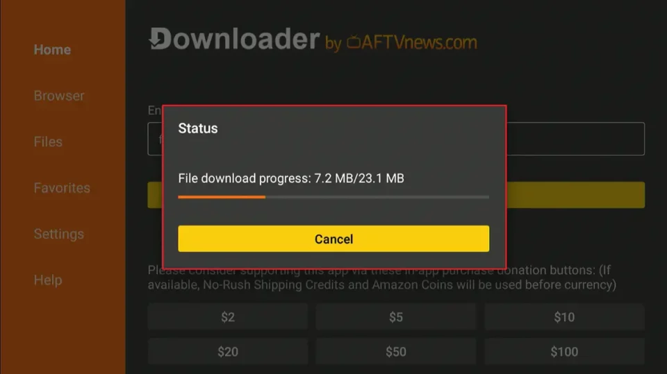 file download progress