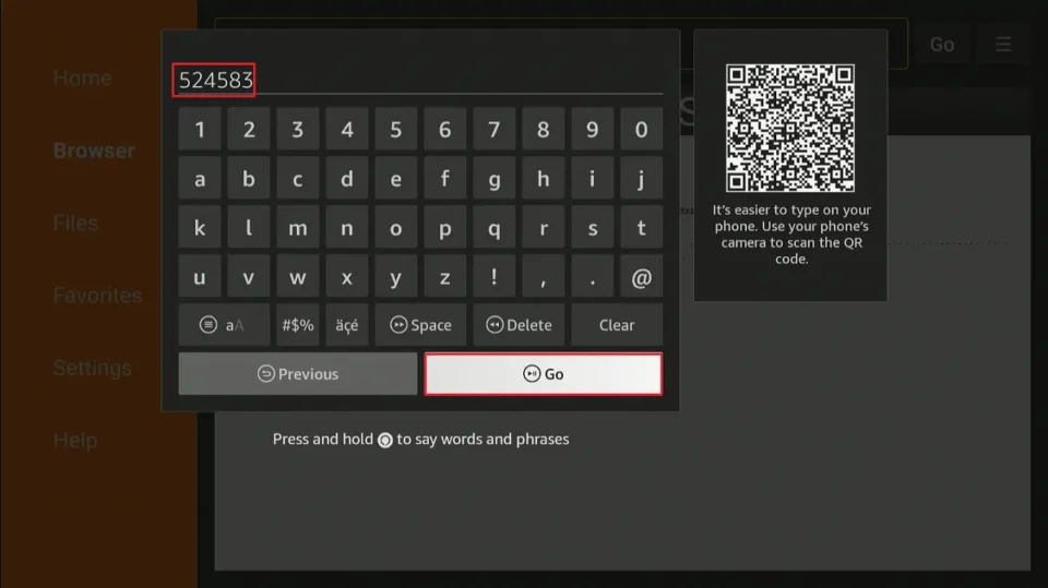 enter code