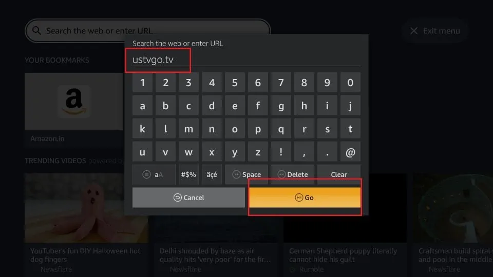 Ustvgo.tv on firestick