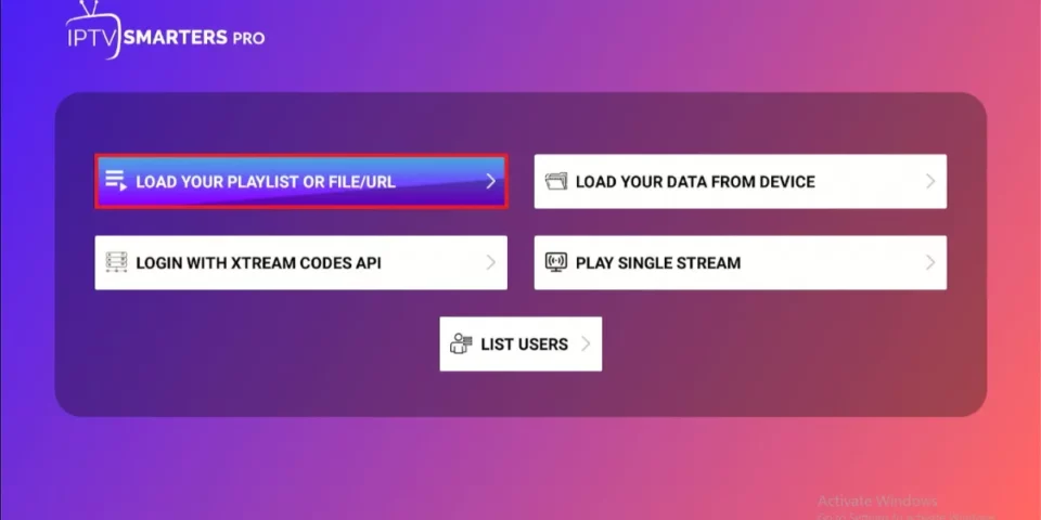 load your playlist