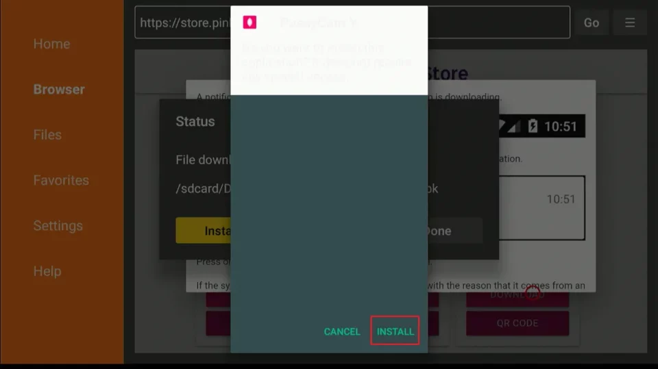 select install