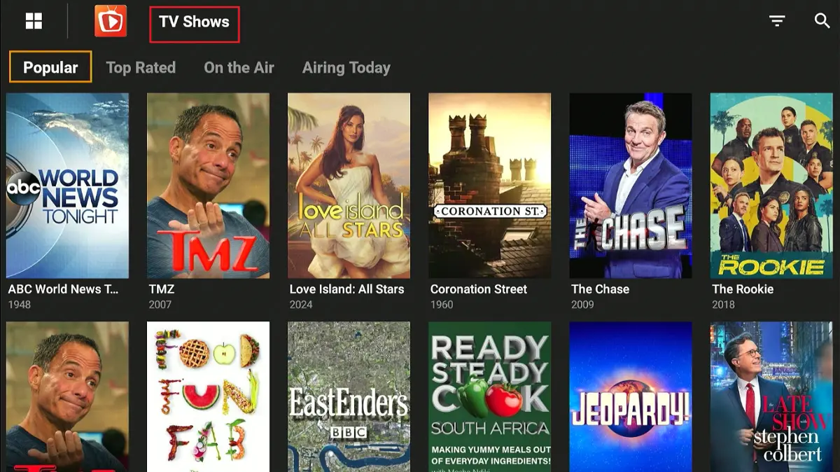 tv shows